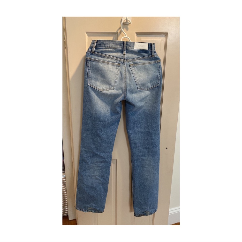 REDONE High rise loose broken in indigo - Picture 5 of 5